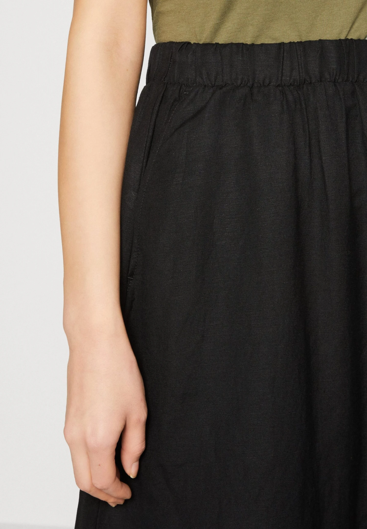 Tom Tailor Skirt Midi - A-Lijn Rok - Deep Black 6 Tom Tailor Skirt Midi - A-Lijn Rok - Deep Black - Afbeelding 6