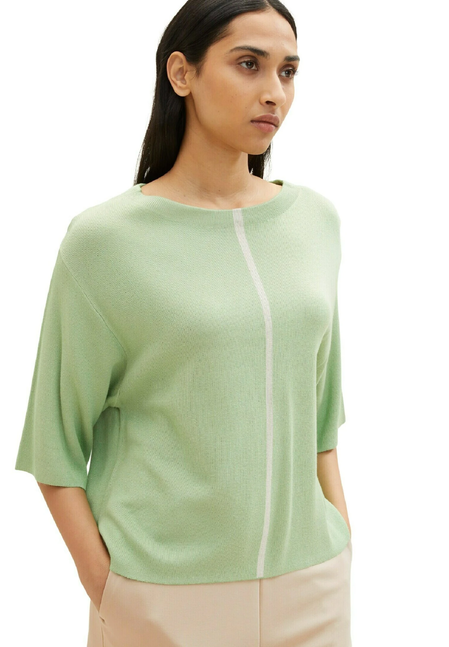 Tom Tailor Trui - Okra Green 9 Tom Tailor Trui - Okra Green - Afbeelding 9