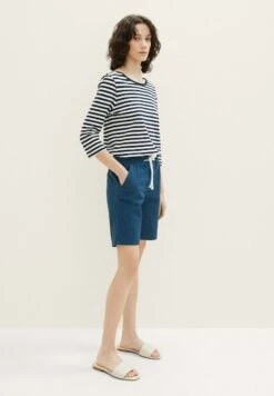 Tom Tailor Bermuda - Shorts - Midnight Sail -Tom Tailor c04f095282dc4a8580bb512343eb3f35