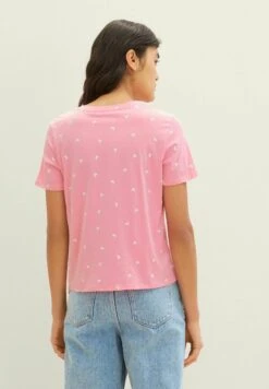 TOM TAILOR Denim Mit Knotendetail - T-Shirt Print - Pink Print 8 TOM TAILOR Denim Mit Knotendetail - T-Shirt Print - Pink Print -Tom Tailor c08e6c40b1e04118a42d74ff6ee0b8b7