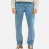TOM TAILOR Denim Straight Leg Jeans - Used Light Stone Blue Denim