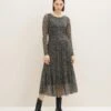 Tom Tailor Printed - Jurk - Black