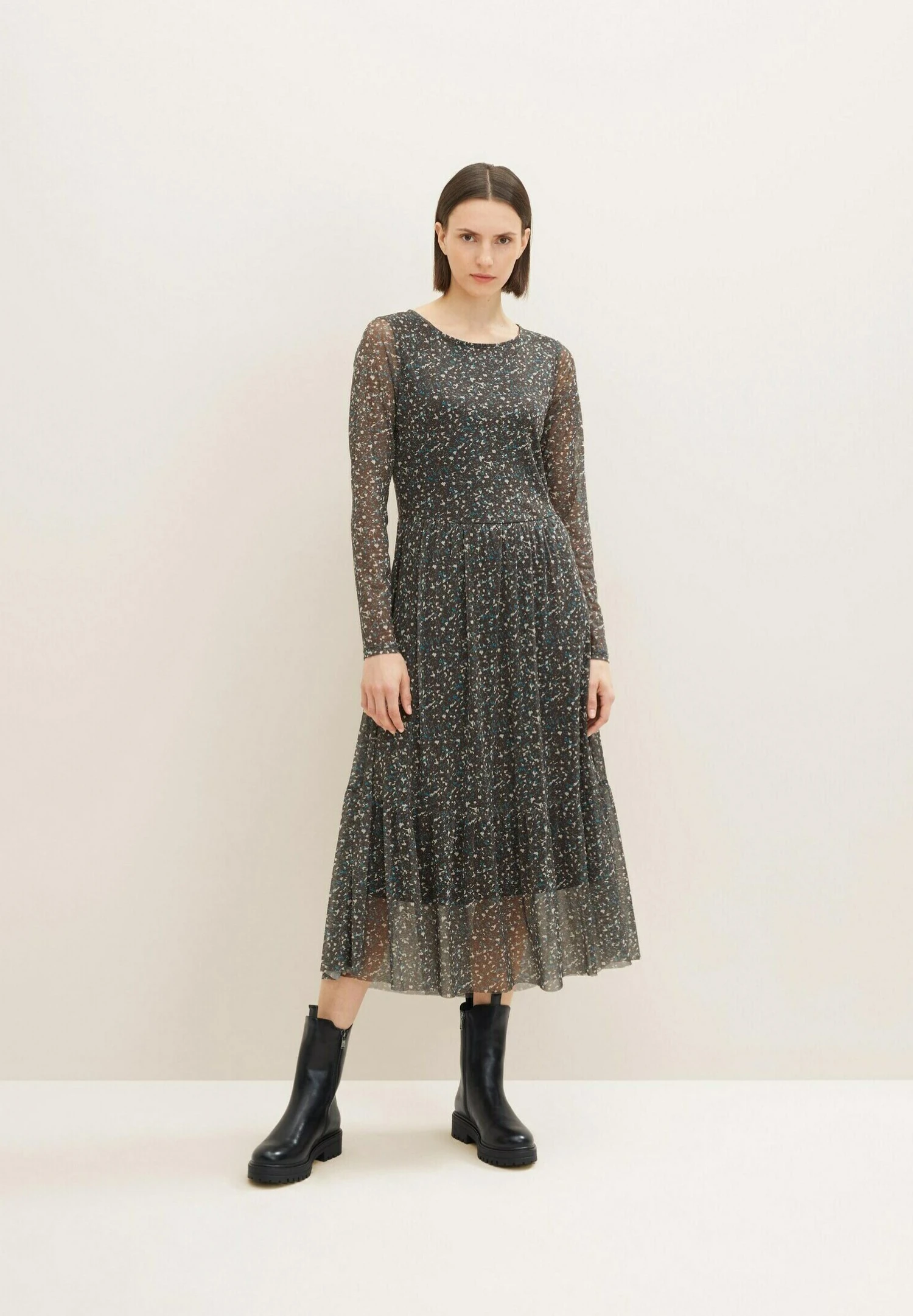 Tom Tailor Printed - Jurk - Black 1 Tom Tailor Printed - Jurk - Black