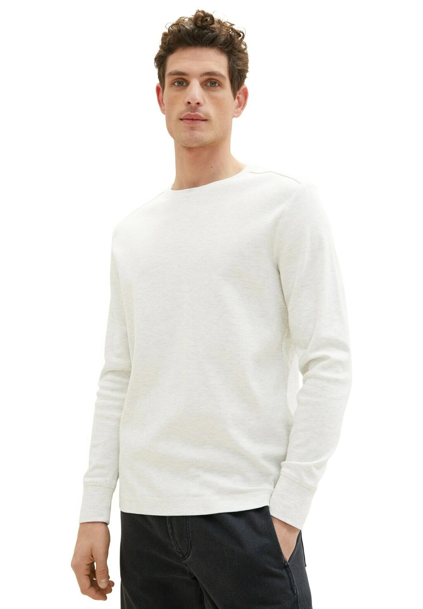 Tom Tailor Mit Struktur - Longsleeve - Vintage Beige Melange 13 Tom Tailor Mit Struktur - Longsleeve - Vintage Beige Melange - Afbeelding 13