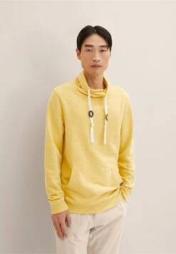 Tom Tailor Basic Snood - Sweater - Pleasant Yellow Snow Melange