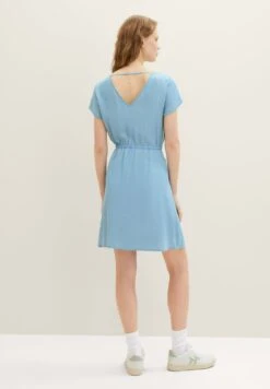 TOM TAILOR Denim Jurk - Light Stone Bright Blue Denim -Tom Tailor c26d5ee1c37647b6bfe059285fb7a4cd