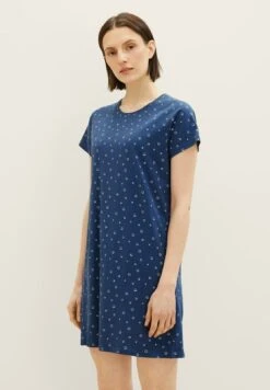 Tom Tailor Mit Allover - Nachtjapon - Blue Medium Allover