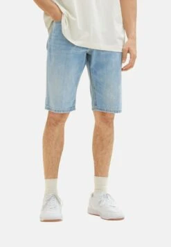 Tom Tailor Josh- Jeansshort - Clean Bleached Blue Denim