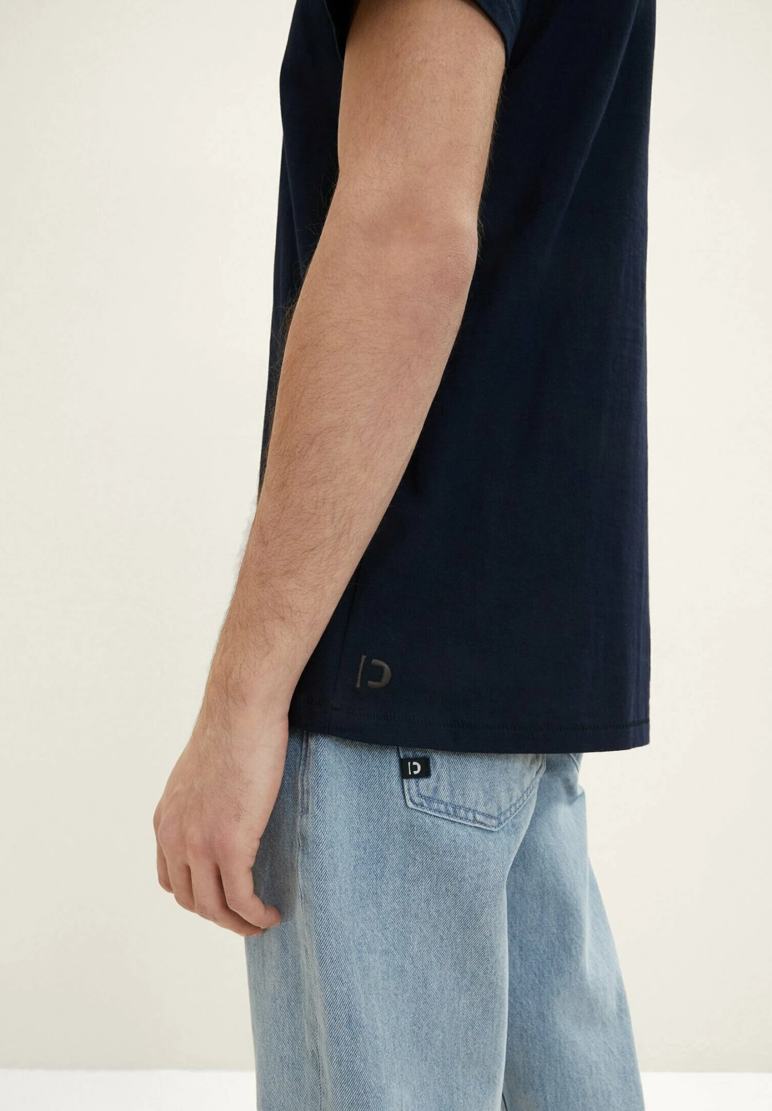 TOM TAILOR Denim Doppelpack - T-Shirt Basic - Sky Captain Blue 4 TOM TAILOR Denim Doppelpack - T-Shirt Basic - Sky Captain Blue - Afbeelding 4