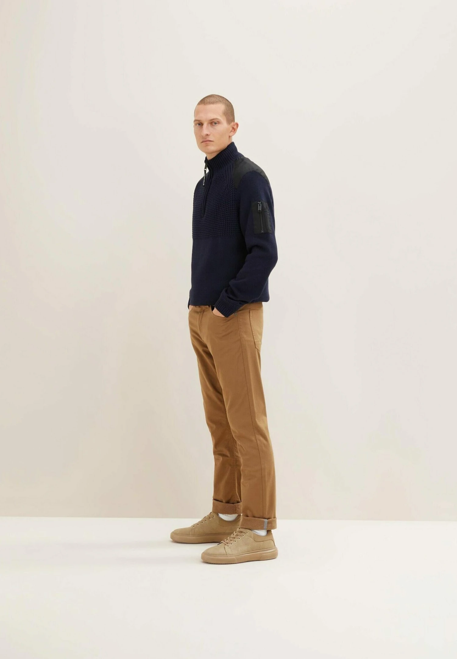 Tom Tailor Broek - Otter Brown 7 Tom Tailor Broek - Otter Brown - Afbeelding 7