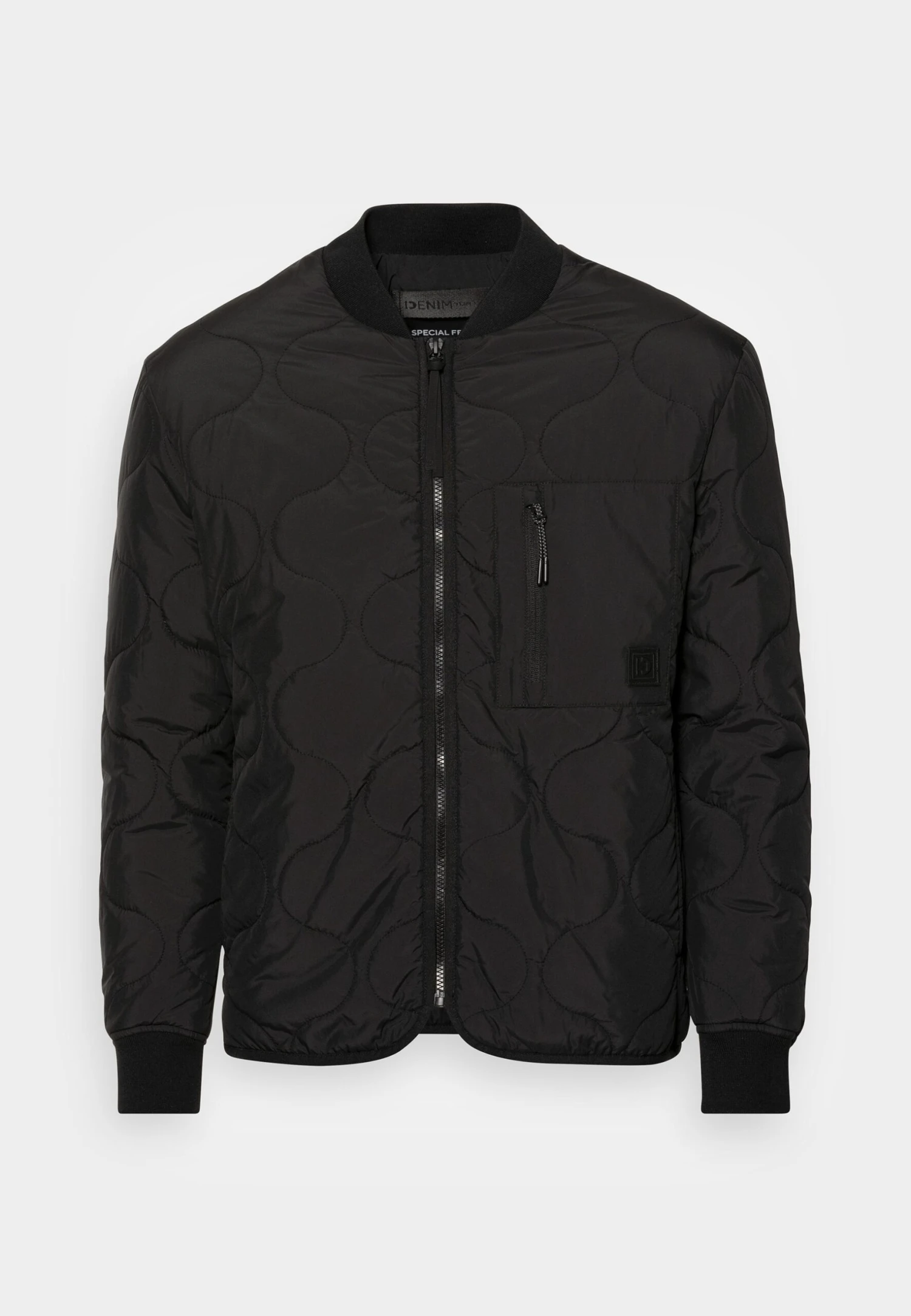TOM TAILOR Denim Quilted Liner Jacket - Bomberjacks - Black 4 TOM TAILOR Denim Quilted Liner Jacket - Bomberjacks - Black - Afbeelding 4