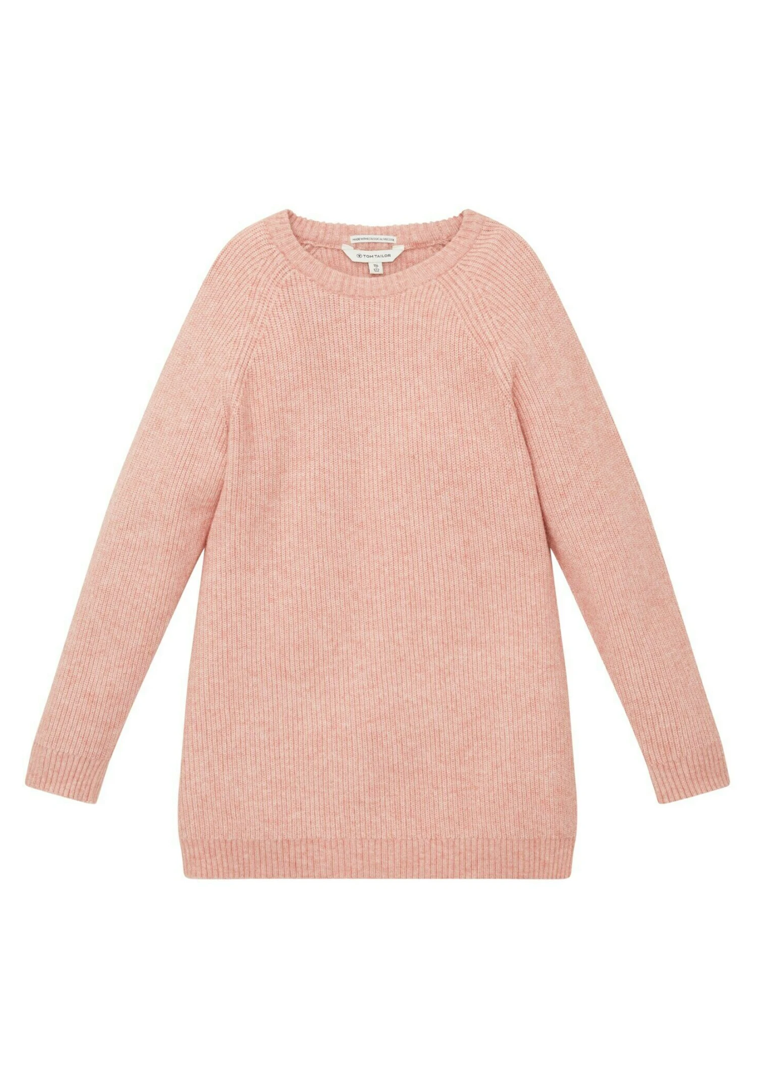 Tom Tailor Gebreide Jurk - Soft Pink Melange 1 Tom Tailor Gebreide Jurk - Soft Pink Melange