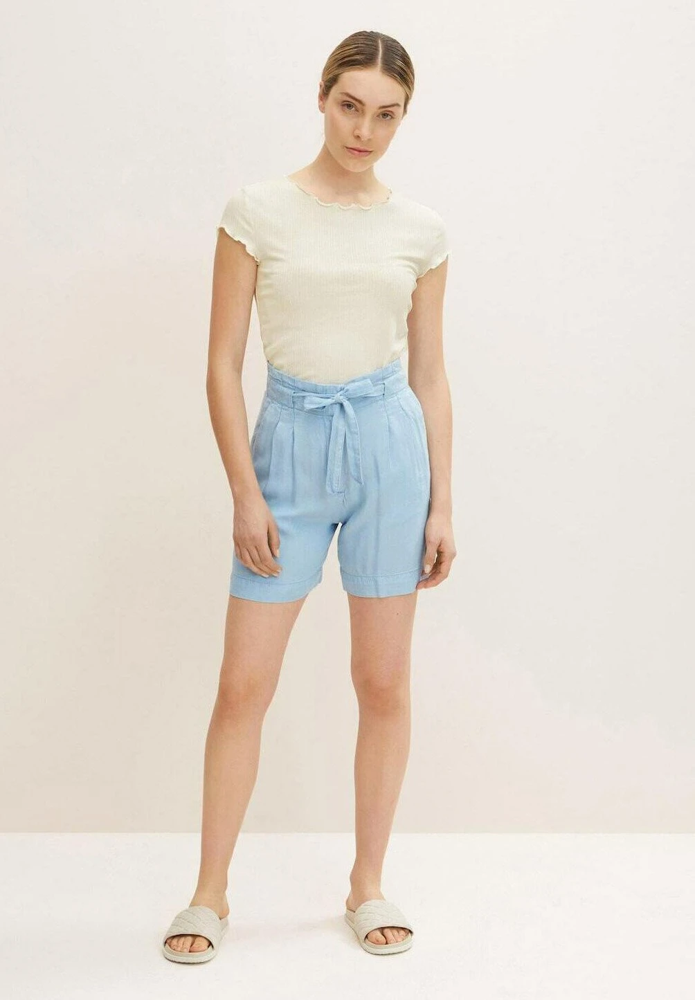 Tom Tailor Shorts - Blue Denim 1 Tom Tailor Shorts - Blue Denim