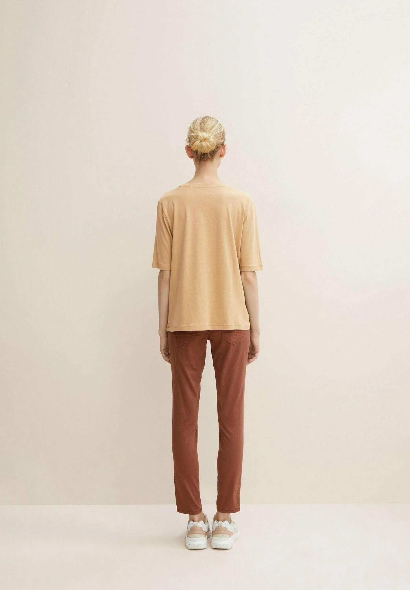 Tom Tailor Mit Print - T-Shirt Print - Soft Light Camel 3 Tom Tailor Mit Print - T-Shirt Print - Soft Light Camel - Afbeelding 3