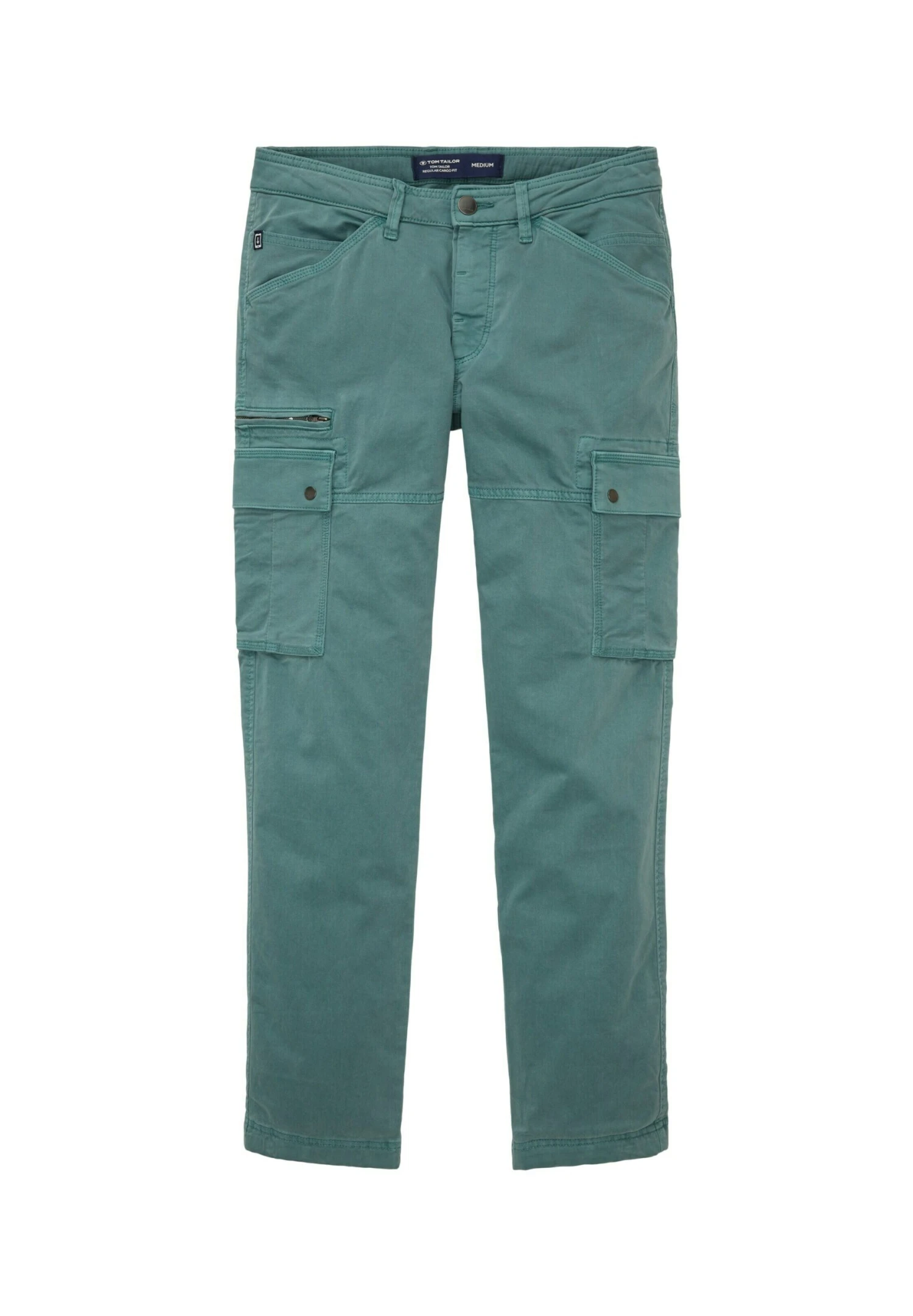 Tom Tailor Cargobroek - Deep Bluish Green 7 Tom Tailor Cargobroek - Deep Bluish Green - Afbeelding 7