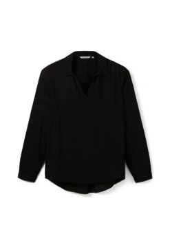TOM TAILOR Denim Mit Kragen - Blouse - Deep Black -Tom Tailor c446187d36c74675b43b696d222936cb