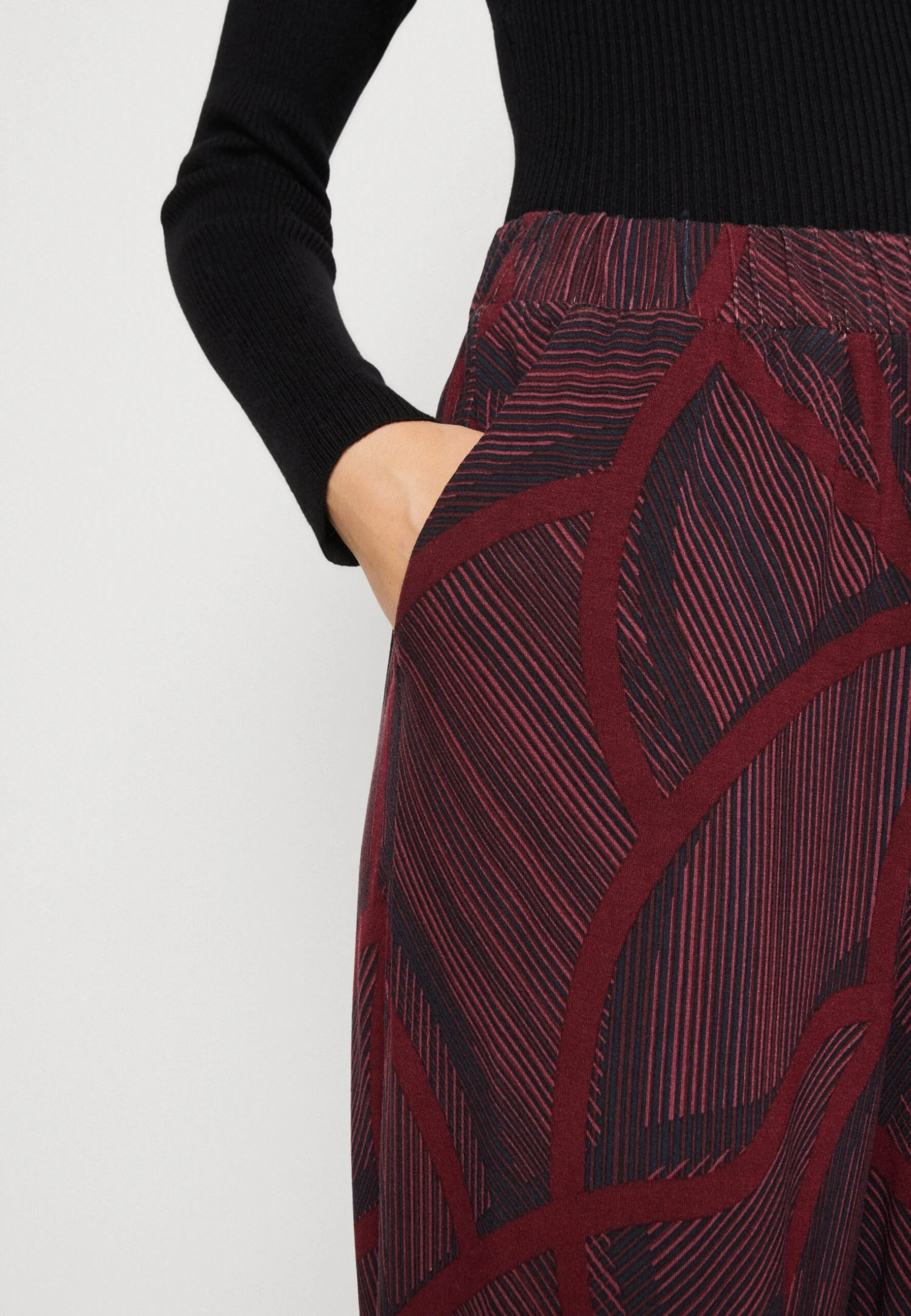 Tom Tailor Pants Culotte - Broek - Navy 4 Tom Tailor Pants Culotte - Broek - Navy - Afbeelding 4