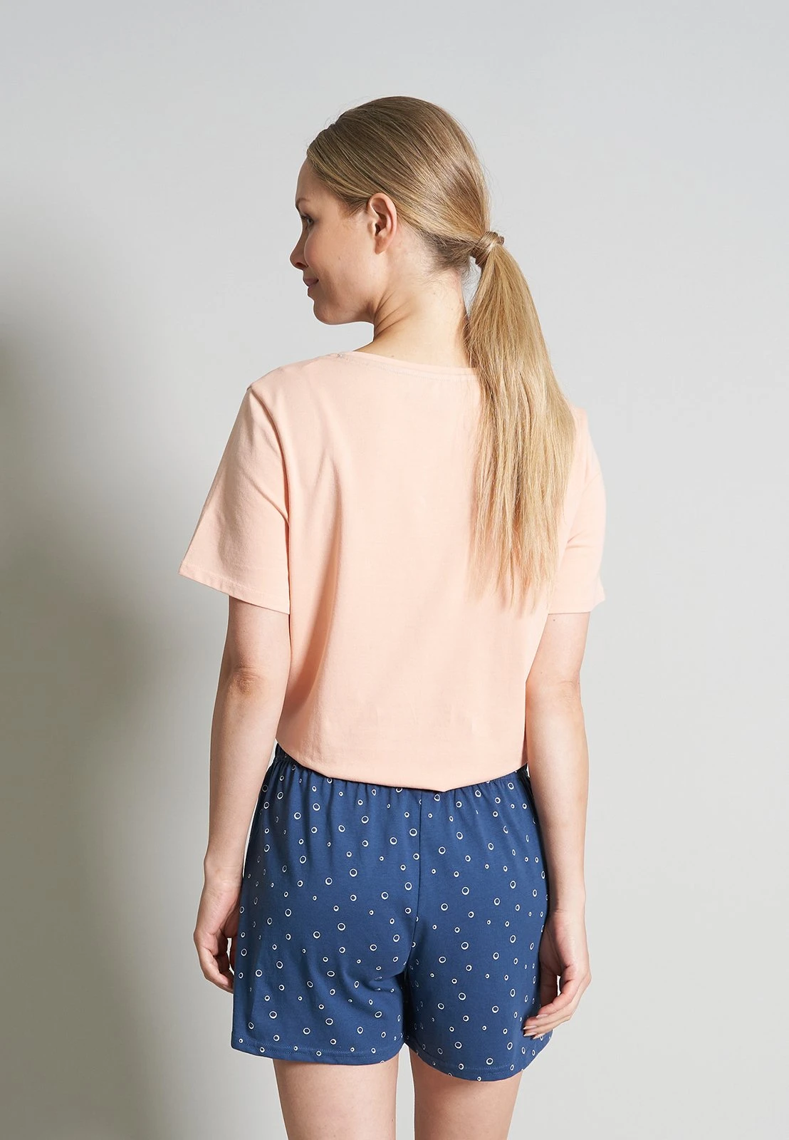 Tom Tailor Kurze - Pyjamabroek - Blau Mittel Allover 2 Tom Tailor Kurze - Pyjamabroek - Blau Mittel Allover - Afbeelding 2