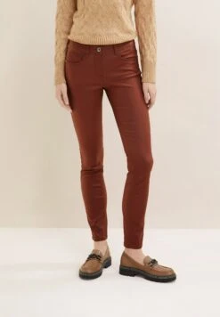 Tom Tailor Alexa Skinny - Leren Broek - Spicy Chocolate