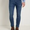 Tom Tailor Josh - Straight Leg Jeans - Mid Stone Blue