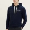 Tom Tailor Mit Logo Print - Hoodie - Sky Captain Blue