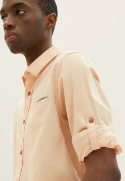 Tom Tailor Mit Struktur - Overhemd - Orange White Squared Structure 29 Tom Tailor Mit Struktur - Overhemd - Orange White Squared Structure -Tom Tailor c5755aaa1cee49a4879469d1838a4391