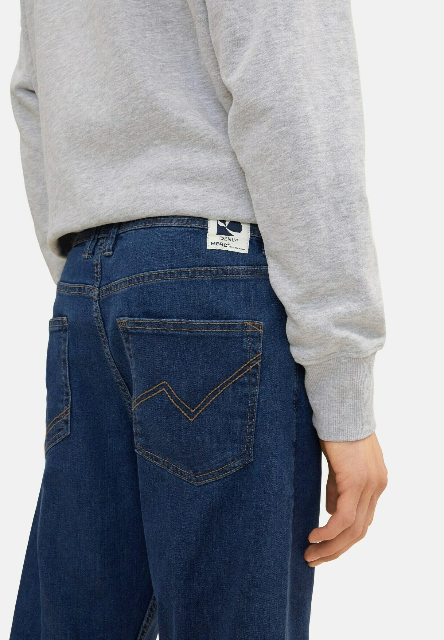 TOM TAILOR Denim Straight Leg Jeans - Used Mid Stone Blue Denim 4 TOM TAILOR Denim Straight Leg Jeans - Used Mid Stone Blue Denim - Afbeelding 4