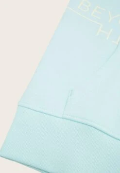 Tom Tailor Textprint  - Hoodie - Light Water Blue -Tom Tailor c5edc16b54a64603a8a0e73338c44b17