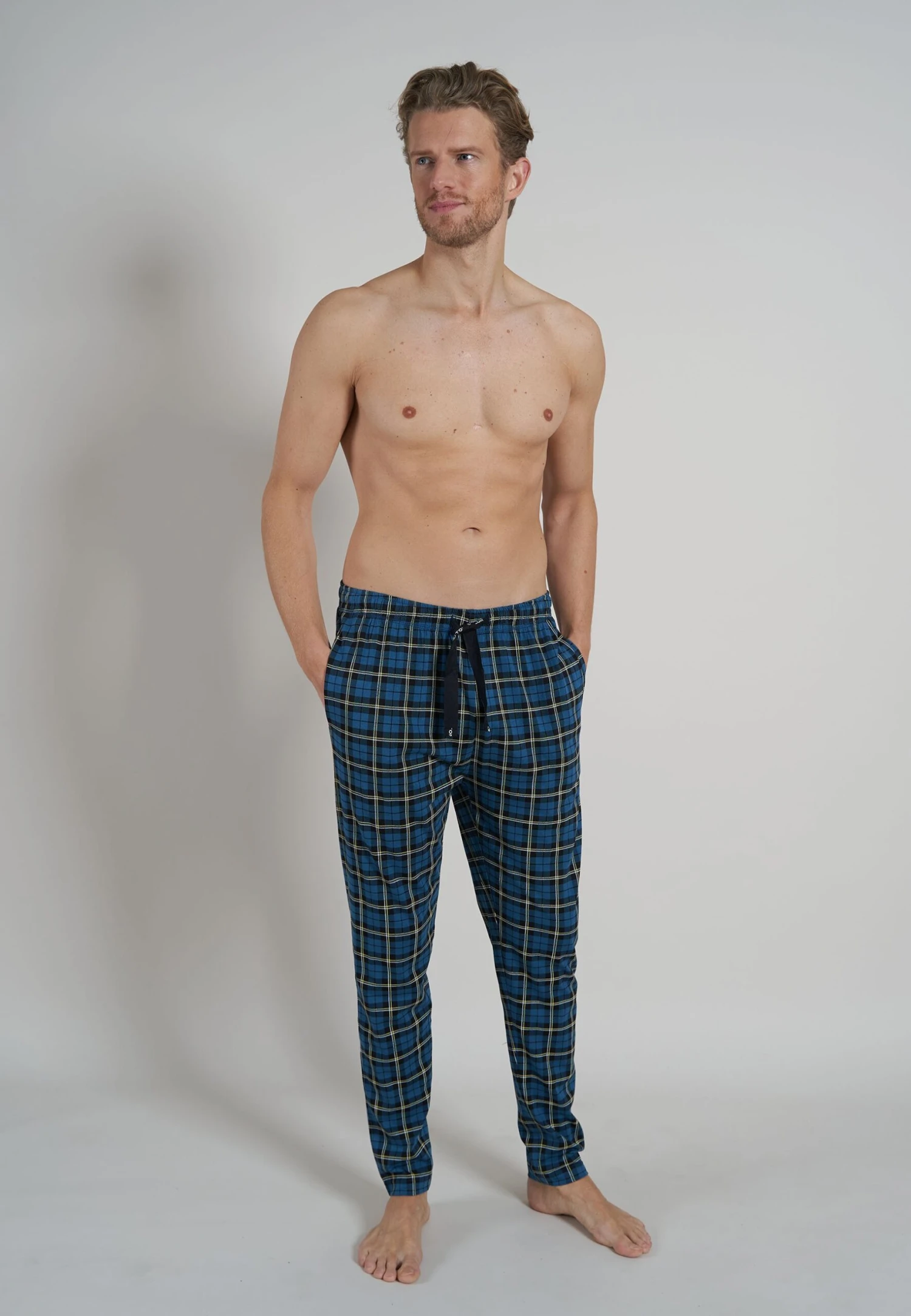 Tom Tailor Pyjamabroek - Blau/Mittel-Karo 1 Tom Tailor Pyjamabroek - Blau/Mittel-Karo