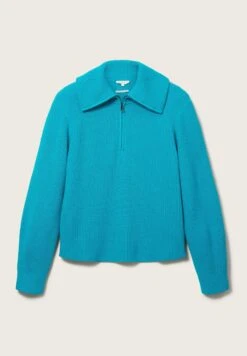 Tom Tailor Mit Troyer Kragen - Trui - Teal Blue Melange 17 Tom Tailor Mit Troyer Kragen - Trui - Teal Blue Melange -Tom Tailor c627dd77b4994f8da2f13dbddf9f5667