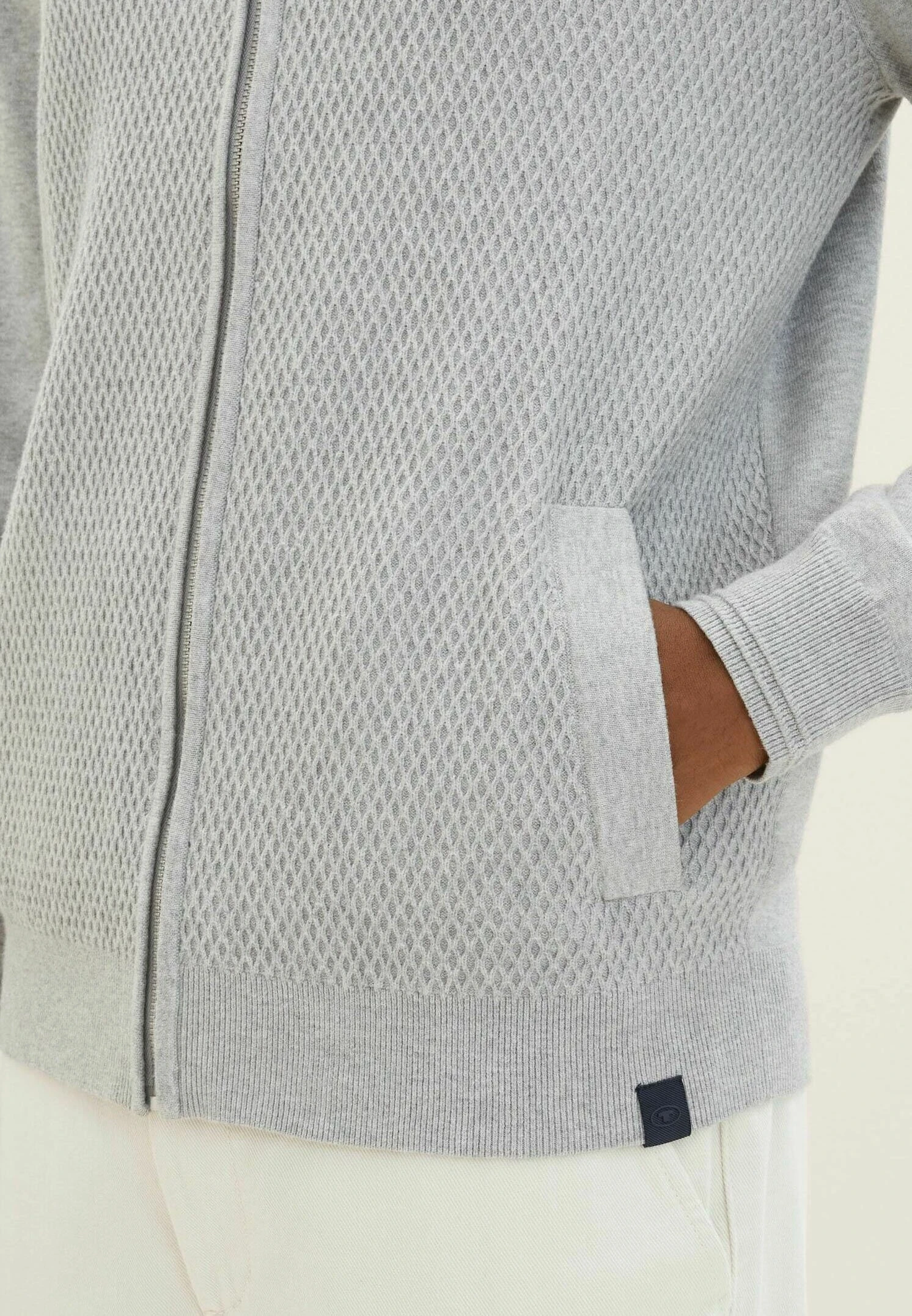 Tom Tailor Vest - Grey Heather Melange 4 Tom Tailor Vest - Grey Heather Melange - Afbeelding 4