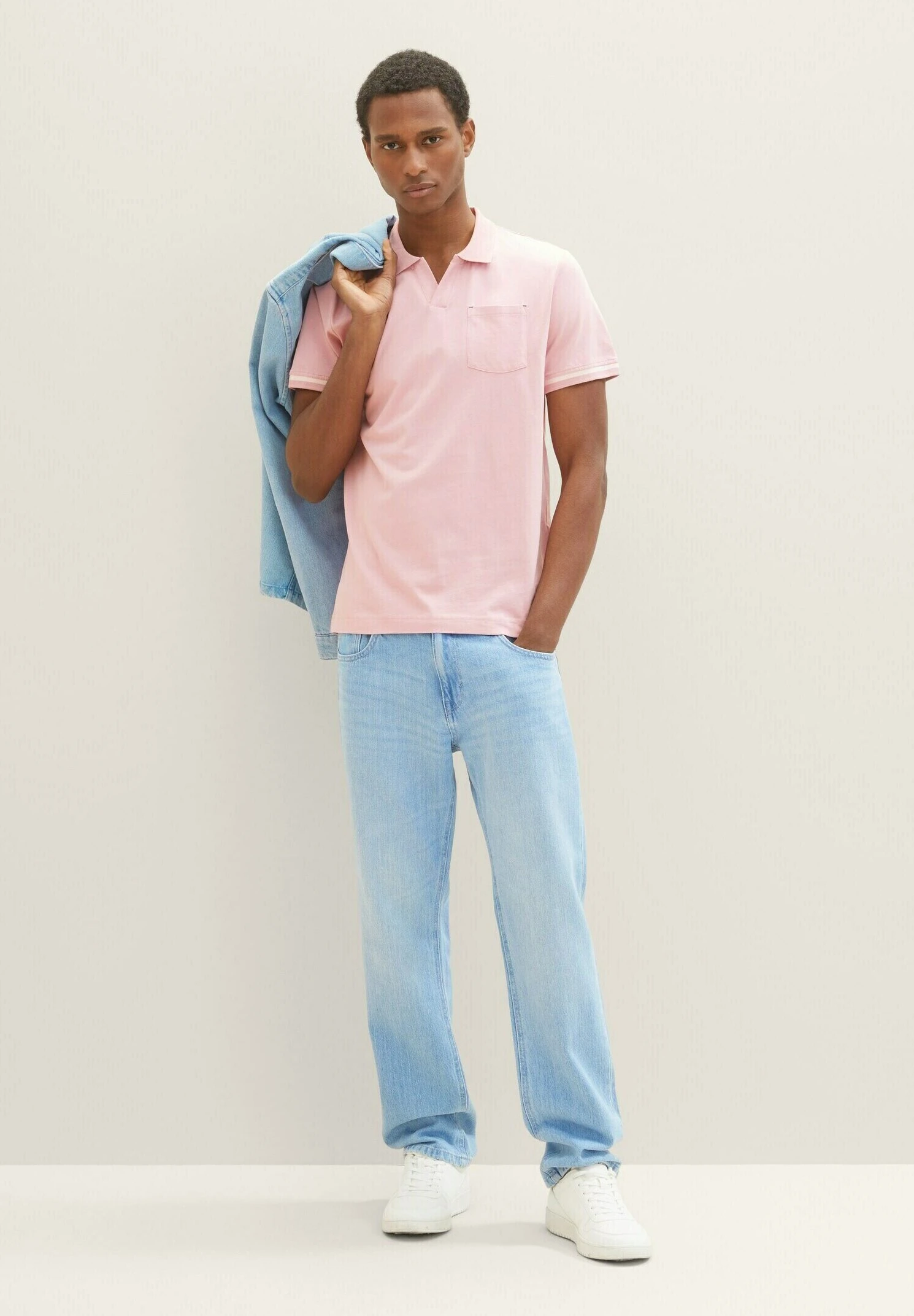 Tom Tailor Poloshirt - Morning Pink 2 Tom Tailor Poloshirt - Morning Pink - Afbeelding 2