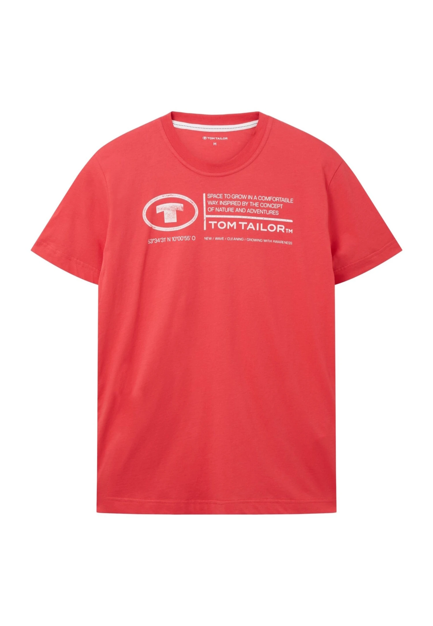 Tom Tailor Mit Print - T-Shirt Print - Rot 11 Tom Tailor Mit Print - T-Shirt Print - Rot - Afbeelding 11