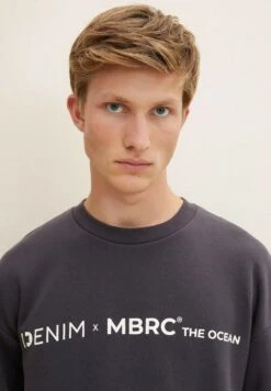 TOM TAILOR Denim Mit Logo Print  - Sweater - Coal Grey -Tom Tailor c6ffad88869b4a41b419136807554699