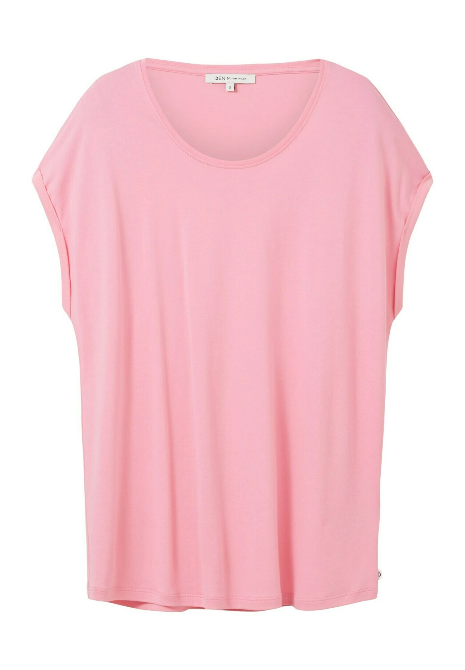 TOM TAILOR Denim Fluent- T-Shirt Basic - Fresh Pink 11 TOM TAILOR Denim Fluent- T-Shirt Basic - Fresh Pink - Afbeelding 11