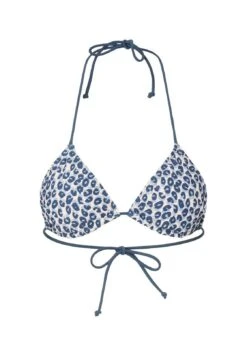 Tom Tailor Leo-Print - Bikinitop - French NavyLavendel