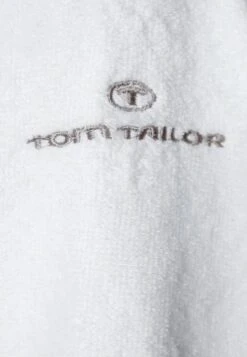 Tom Tailor Basic Velours - Badjas - Weiß -Tom Tailor c7f795b698184bcf9954220fd6dff134