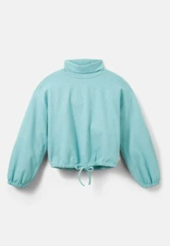 TOM TAILOR Denim Cropped Mit Rollkragen - Sweater - Reef Blue Melange 16 TOM TAILOR Denim Cropped Mit Rollkragen - Sweater - Reef Blue Melange -Tom Tailor c822b01a633349e094eaf3ef81aaae32