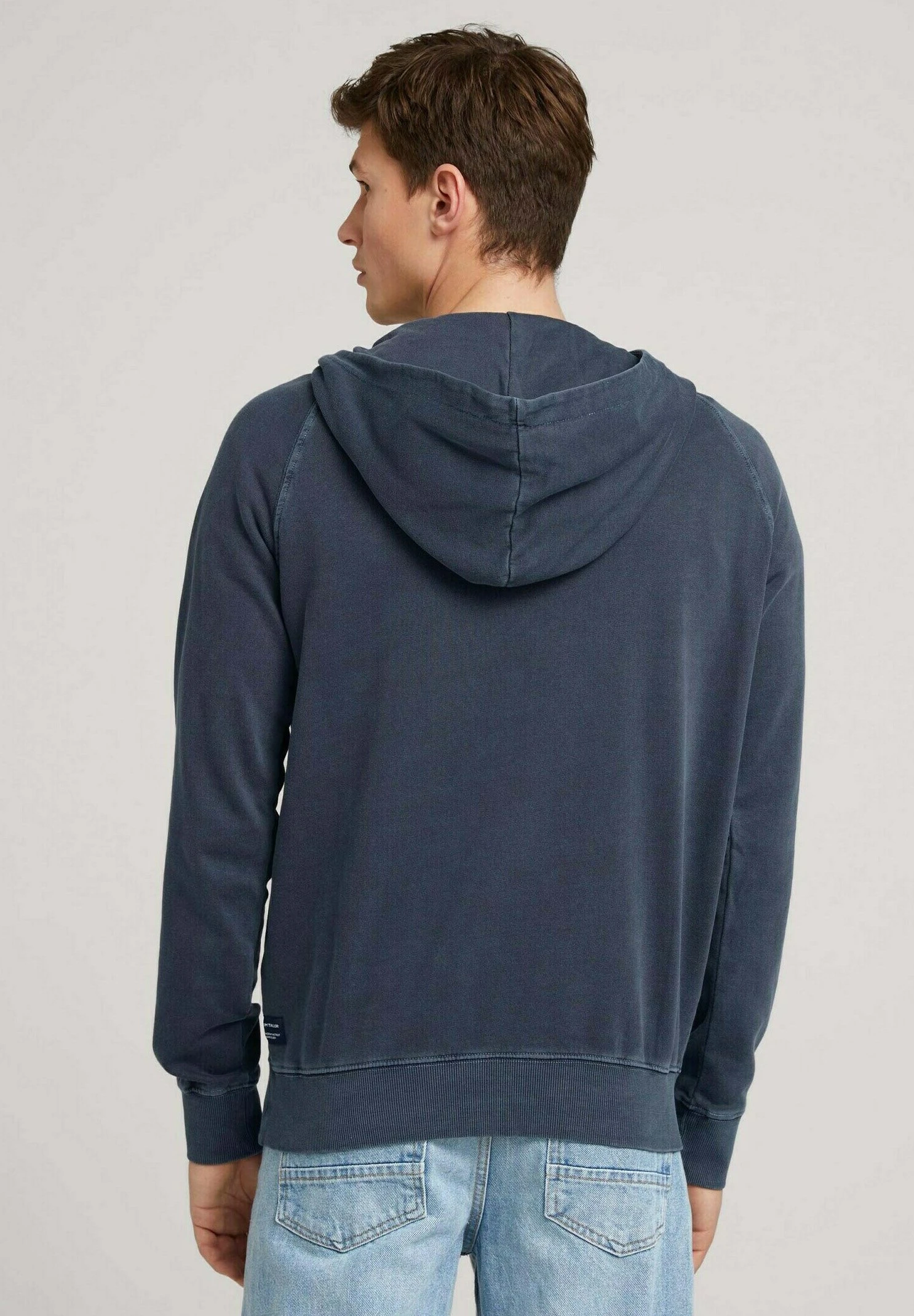 TOM TAILOR Denim Mit Kapuze Und Reiss - Hoodie - Sky Captain Blue 3 TOM TAILOR Denim Mit Kapuze Und Reiss - Hoodie - Sky Captain Blue - Afbeelding 3