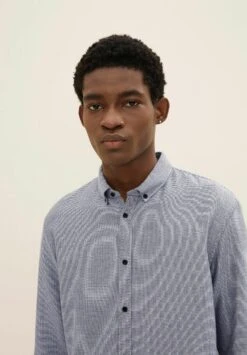 TOM TAILOR Denim Mit Struktur - Overhemd - Light Beige Black Structure 10 TOM TAILOR Denim Mit Struktur - Overhemd - Light Beige Black Structure -Tom Tailor c8fb3a2ba89b4581955ab9fb836cd46c