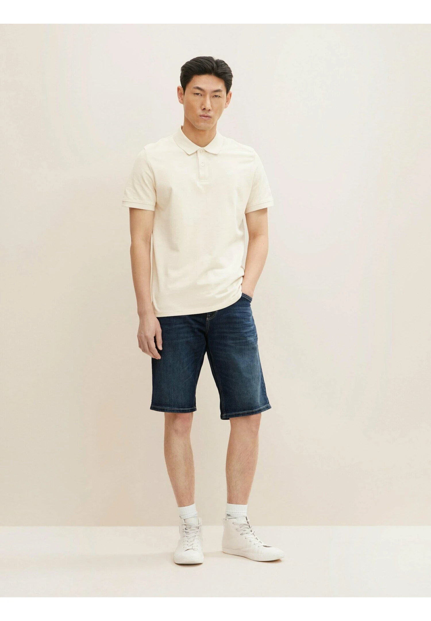 Tom Tailor Josh - Jeansshort - Dark Stone Wash Denim 1 Tom Tailor Josh - Jeansshort - Dark Stone Wash Denim