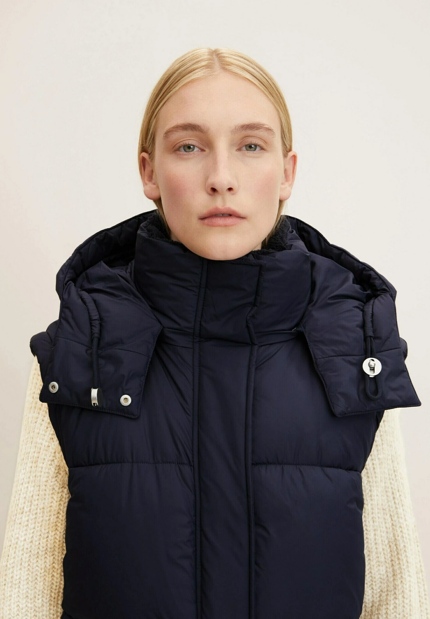 Tom Tailor Mit Abnehmbaren Ärmeln - Winterjas - Navy Midnight Blue 4 Tom Tailor Mit Abnehmbaren Ärmeln - Winterjas - Navy Midnight Blue - Afbeelding 4