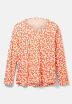 Tom Tailor Mit Alloverprint  - Longsleeve - Red Floral Design -Tom Tailor c9b950a51da94e31b979c8bc46ee5dbe