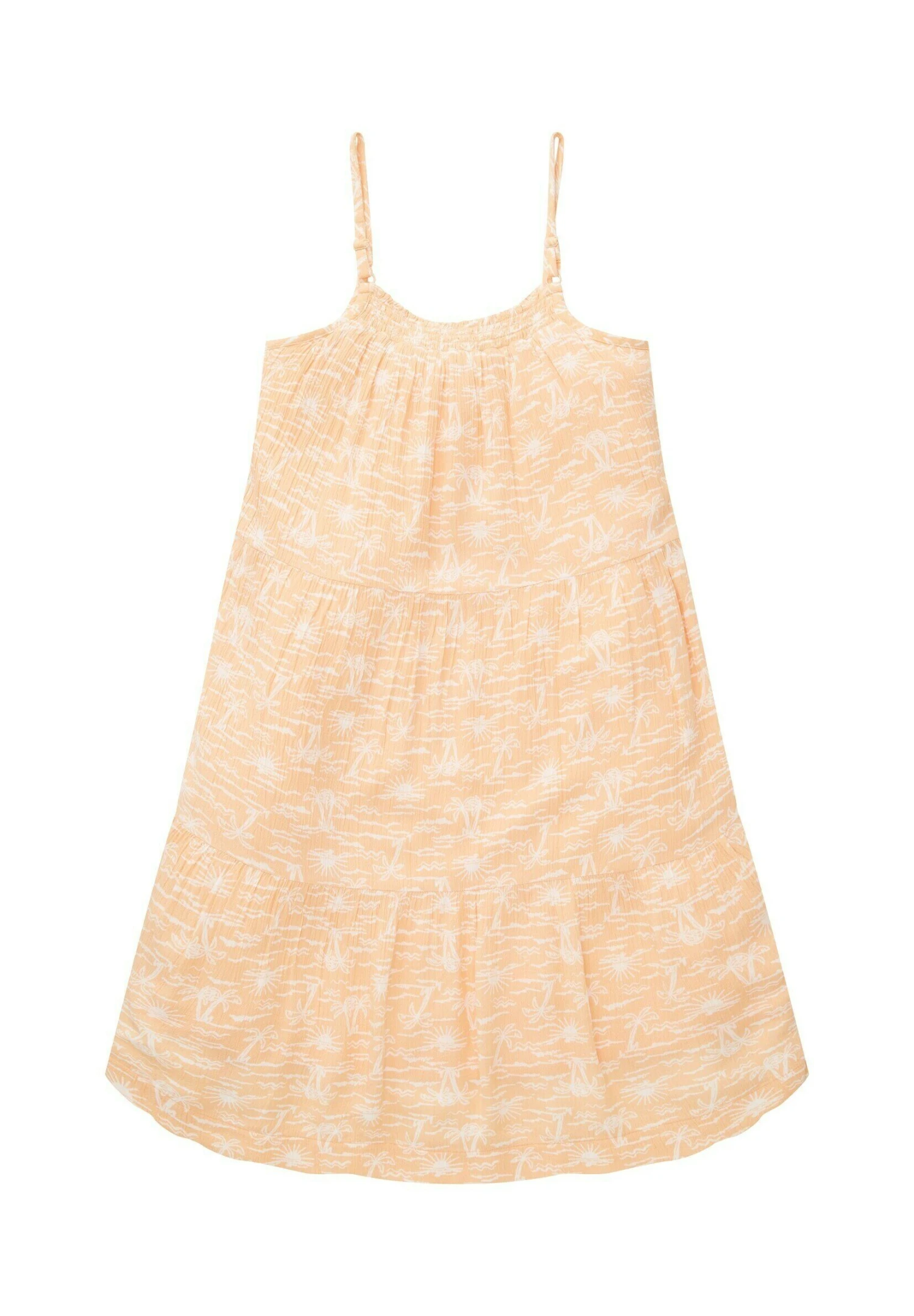 Tom Tailor Jurk - Orange Summer Print 2 Tom Tailor Jurk - Orange Summer Print - Afbeelding 2