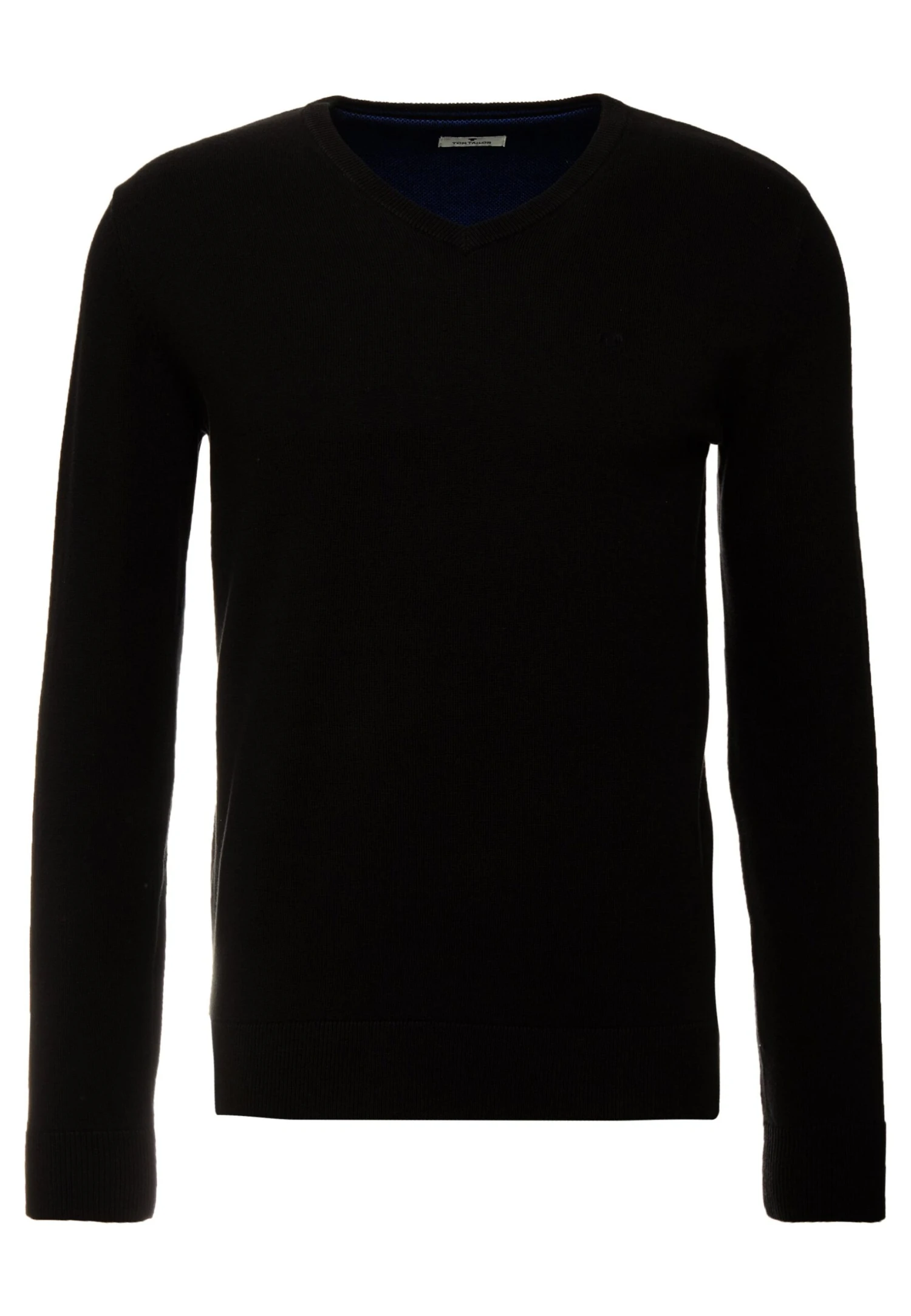 Tom Tailor Basic V Neck- Trui - Black 6 Tom Tailor Basic V Neck- Trui - Black - Afbeelding 6
