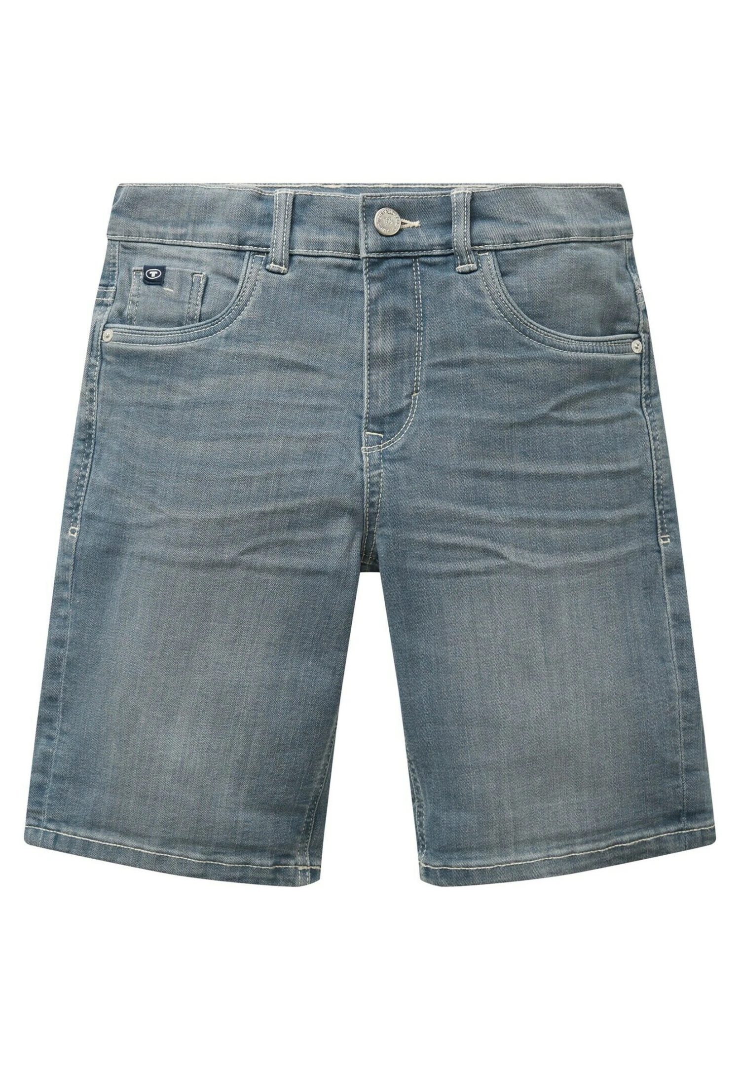 Tom Tailor Jeansshort - Blue Grey Denim 1 Tom Tailor Jeansshort - Blue Grey Denim