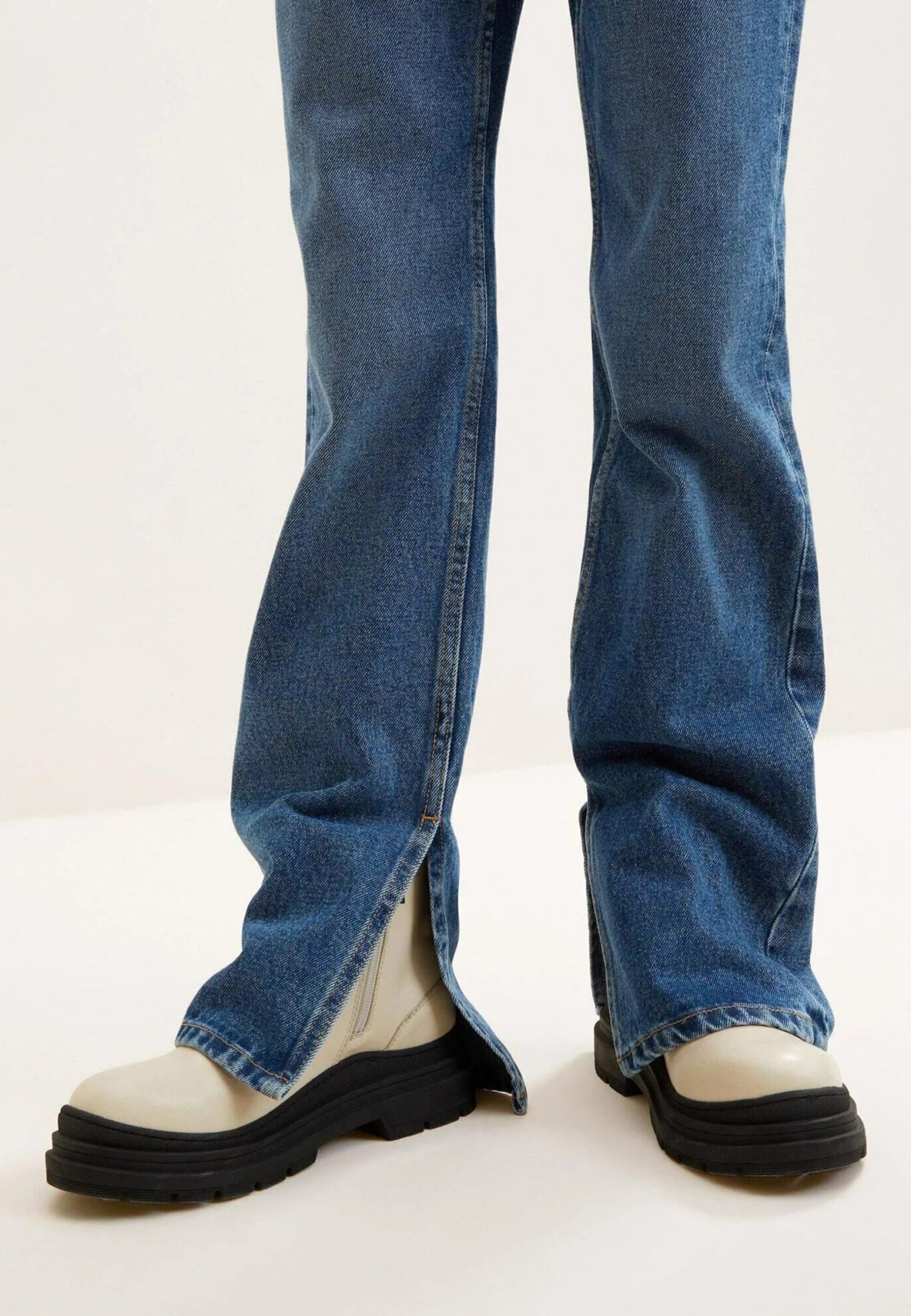 TOM TAILOR Denim Emma Straight - Straight Leg Jeans - Used Dark Stone Blue Denim 3 TOM TAILOR Denim Emma Straight - Straight Leg Jeans - Used Dark Stone Blue Denim - Afbeelding 3