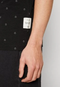 TOM TAILOR Denim T-Shirt Print - Black Smiley -Tom Tailor ca37b8eace064ef3a99f52e5f68fd2f4