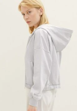 TOM TAILOR Denim Sweater Met Rits - Basic Light Grey Melange 9 TOM TAILOR Denim Sweater Met Rits - Basic Light Grey Melange -Tom Tailor ca8397cccd3e4ed6899122a46c8099d3