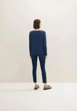 Tom Tailor Gemustertes Mit Schleife - Longsleeve - Dark Denim Blue Melange 8 Tom Tailor Gemustertes Mit Schleife - Longsleeve - Dark Denim Blue Melange -Tom Tailor ca9b7e93fa0843faa1524723caf9995d
